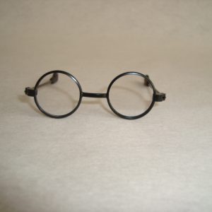 Dukke/nissebriller 65mm (sort)